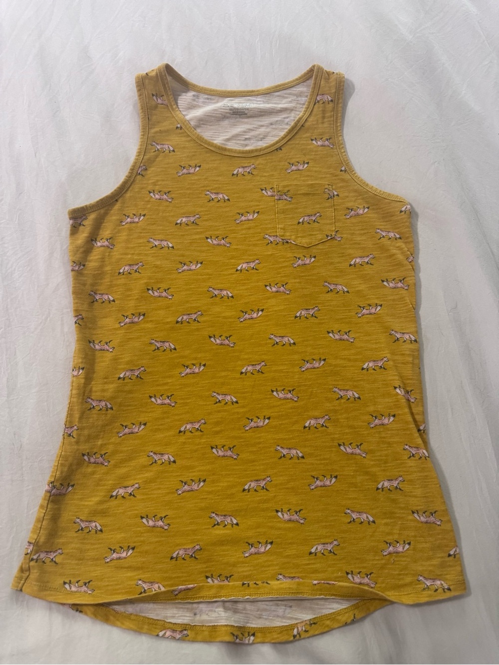 Girls Cherokee Yellow Crewneck Tank